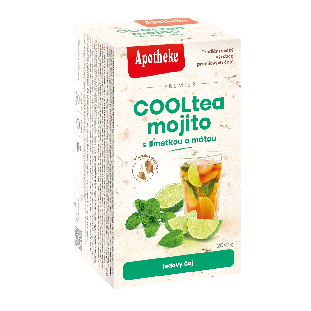 APOTHEKE COOLtea Mojito s limetkou 20 x 2 g
