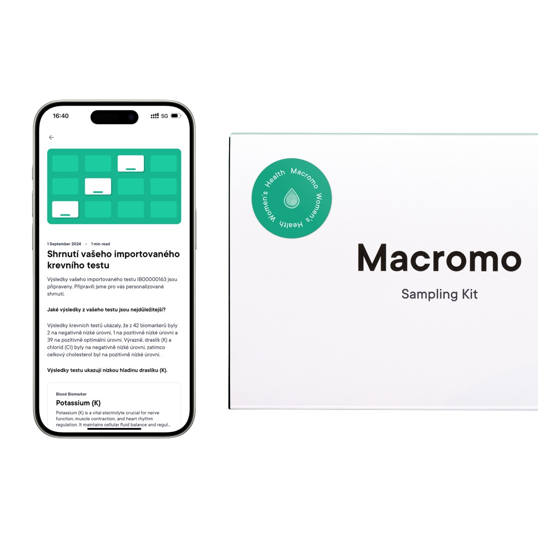 MACROMO krevní test Ženské zdraví