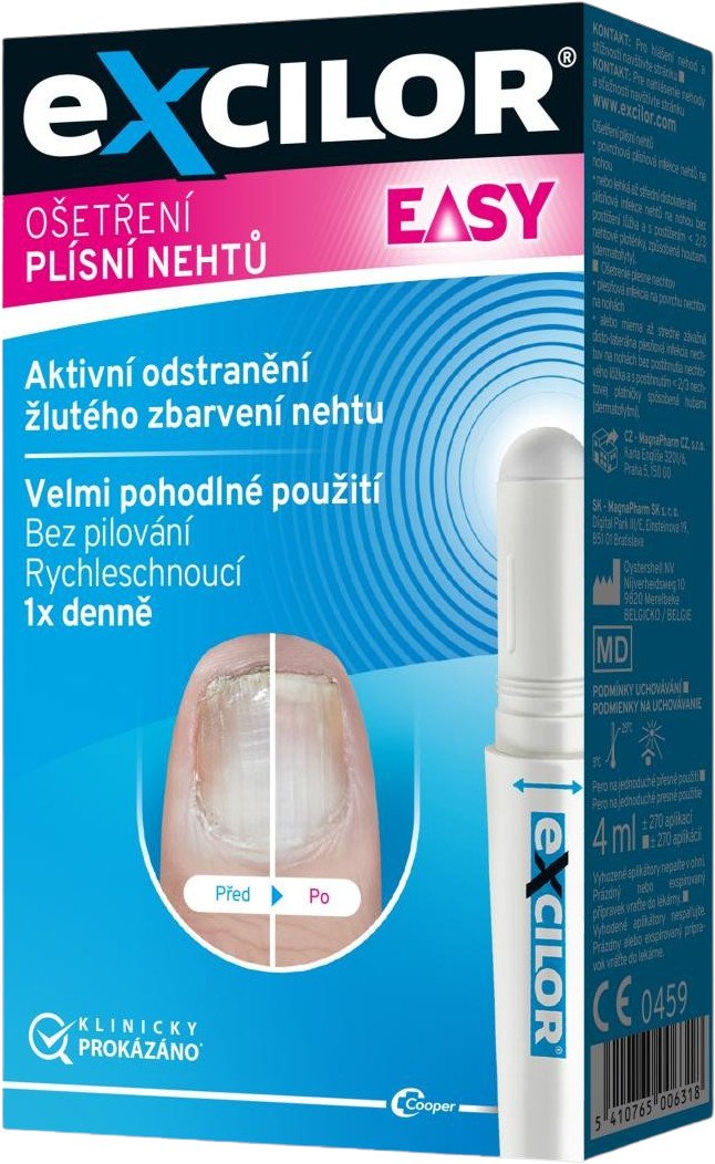 EXCILOR Easy ošetření plísní nehtů 4 ml