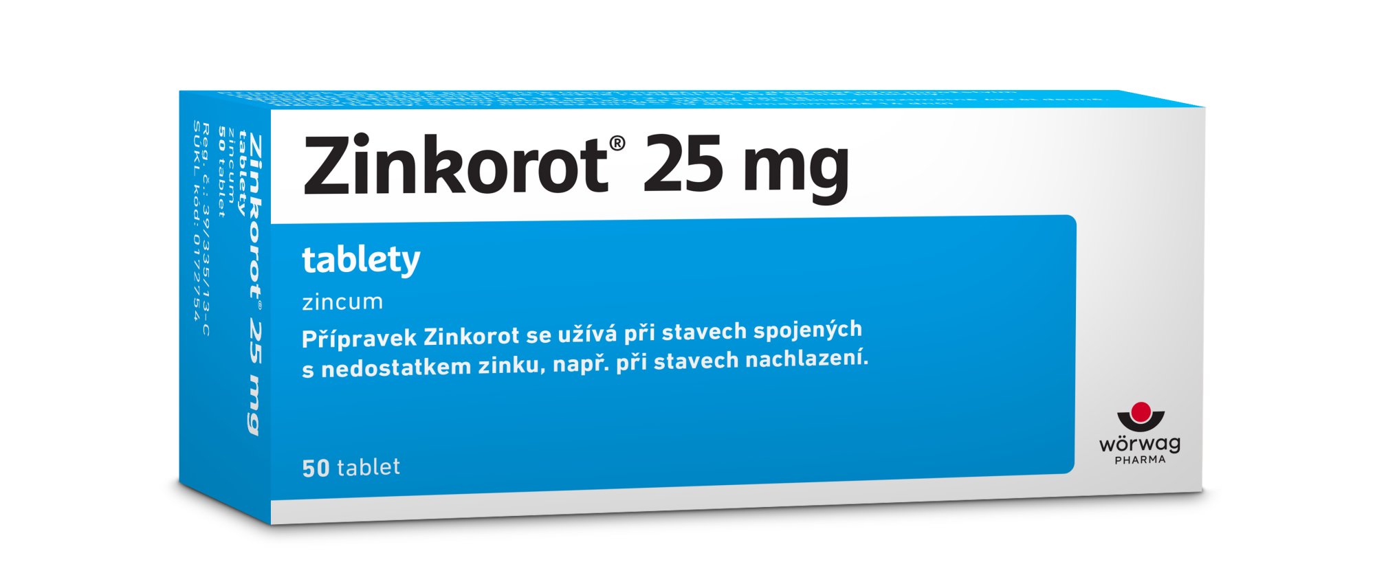 WÖRWAG Zinkorot 25 mg 50 tablet