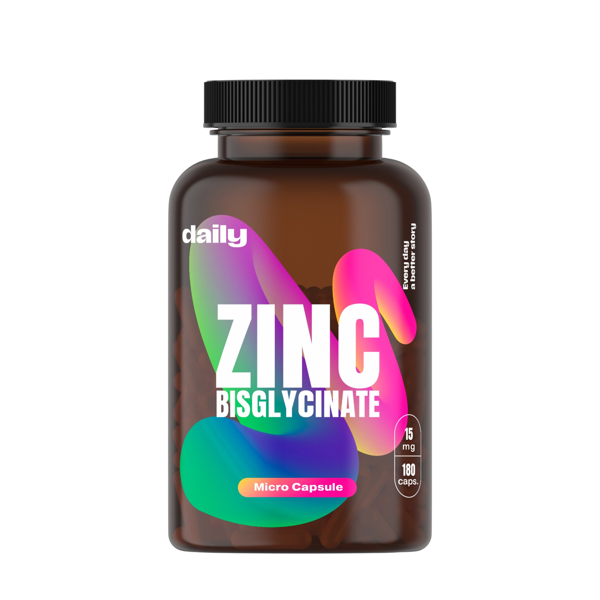 DAILY Zinc Bisglycinate 180 kapslí