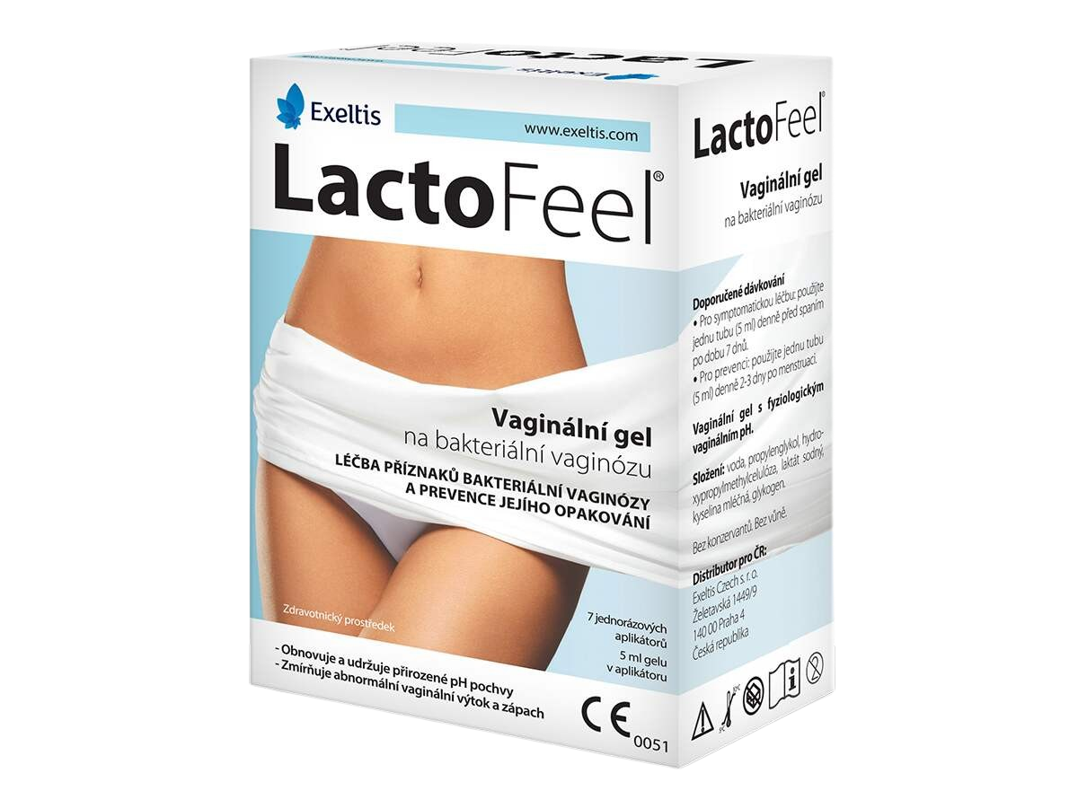 LACTOFEEL Vaginální gel II, 7 x 5 ml