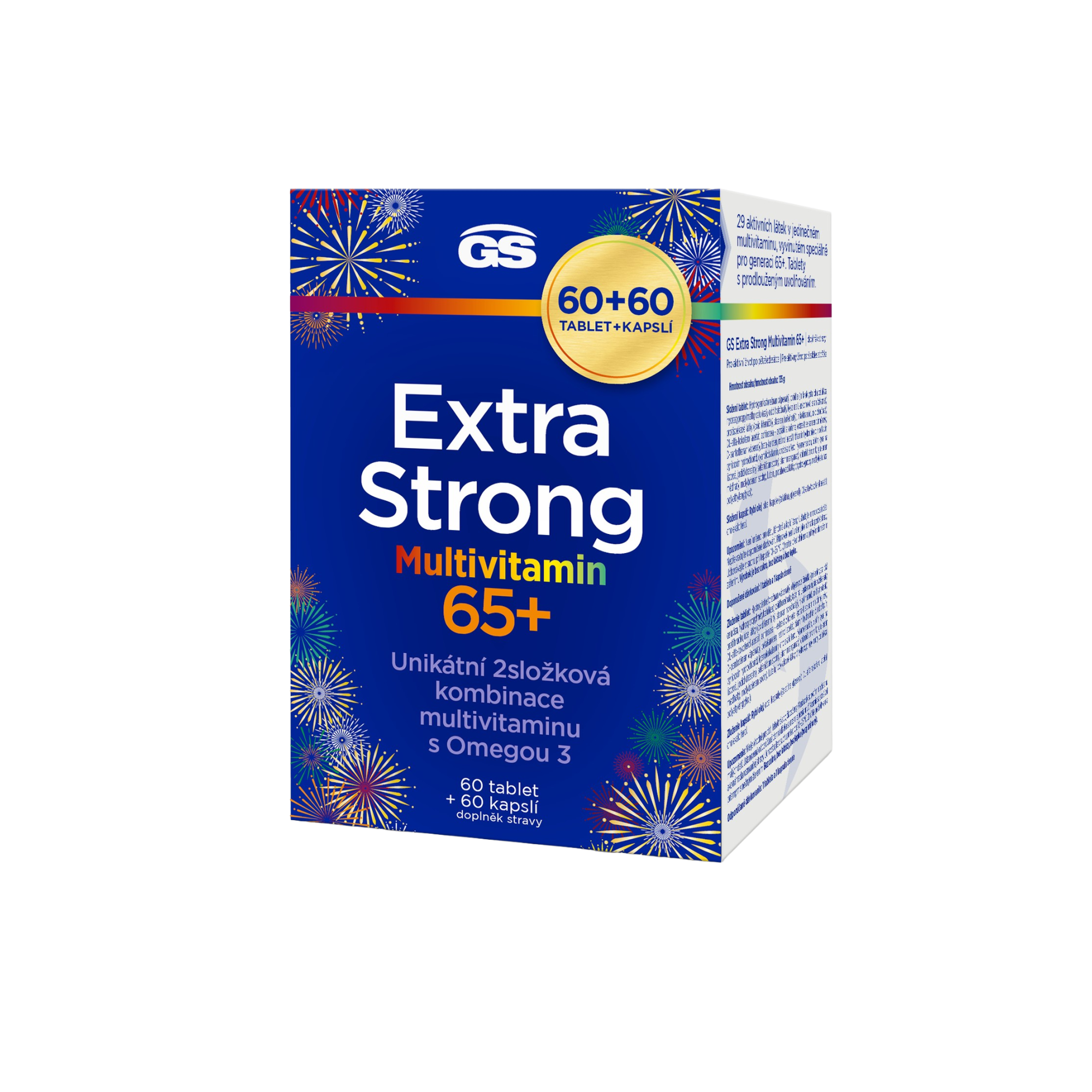GS Extra Strong Multivitamin 65+, 120 kapslí