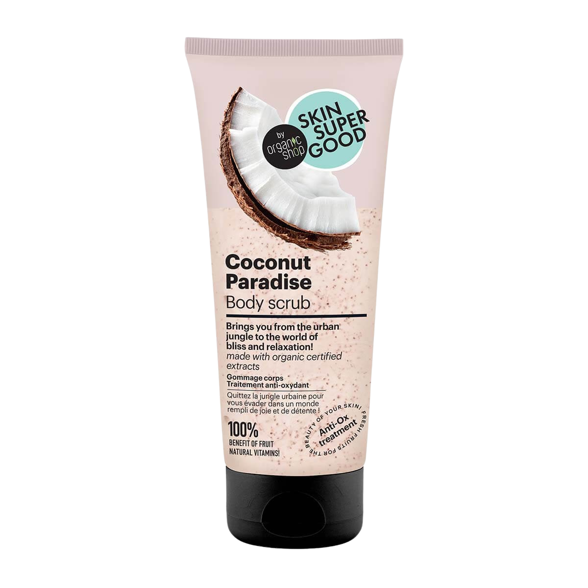 SKIN SUPER GOOD Tělový peeling - Kokosový ráj 200 ml