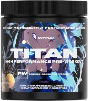 COMPLEX Titan Pre-workout - Lemon Cola 400 g