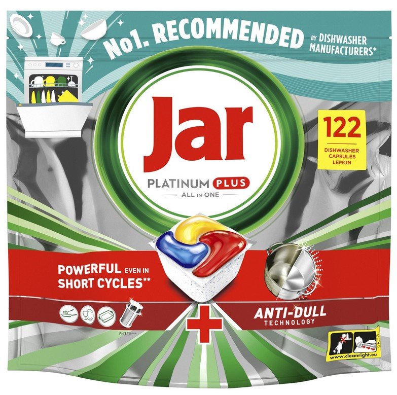 JAR Platinum Plus All In One kapsle Lemon 122 kapslí
