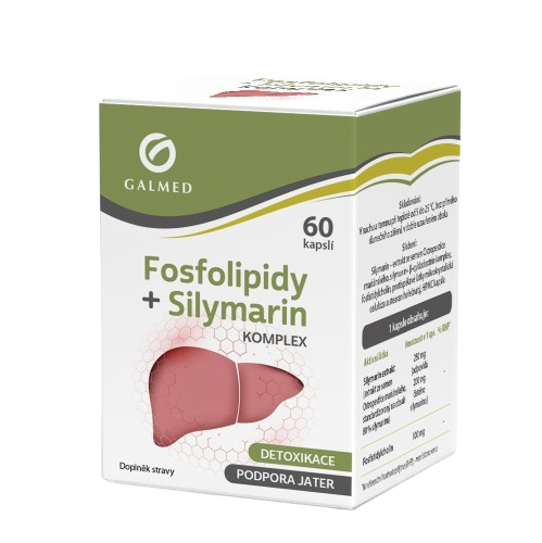 GALMED Fosfolipidy + Silymarin komplex 60 kapslí