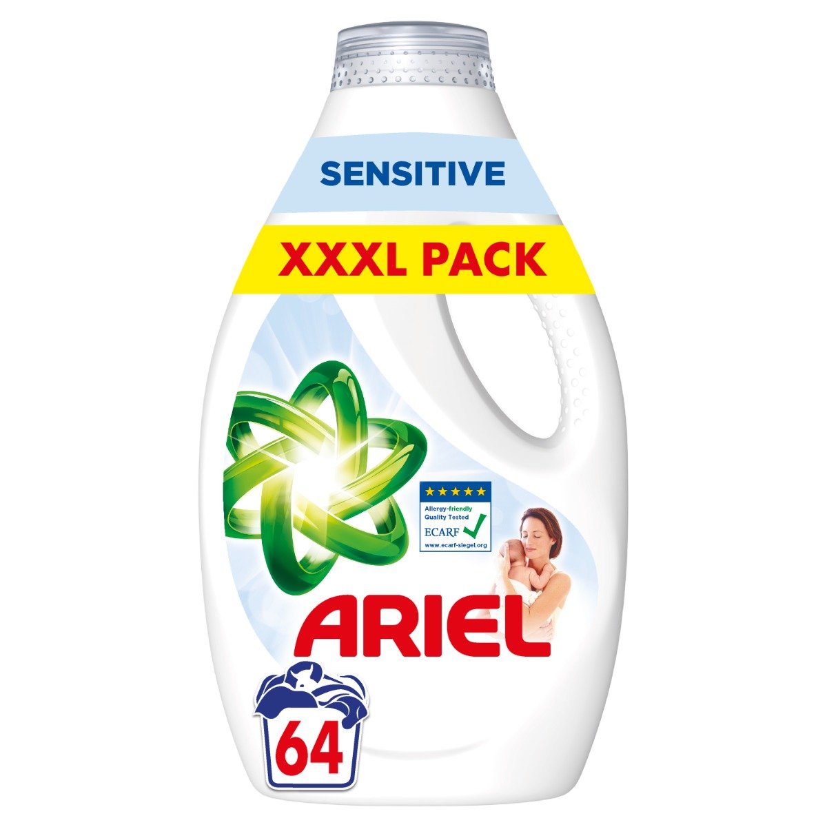 ARIEL Tekutý prací prostředek, Sensitive, 64 dávek 3.2 l
