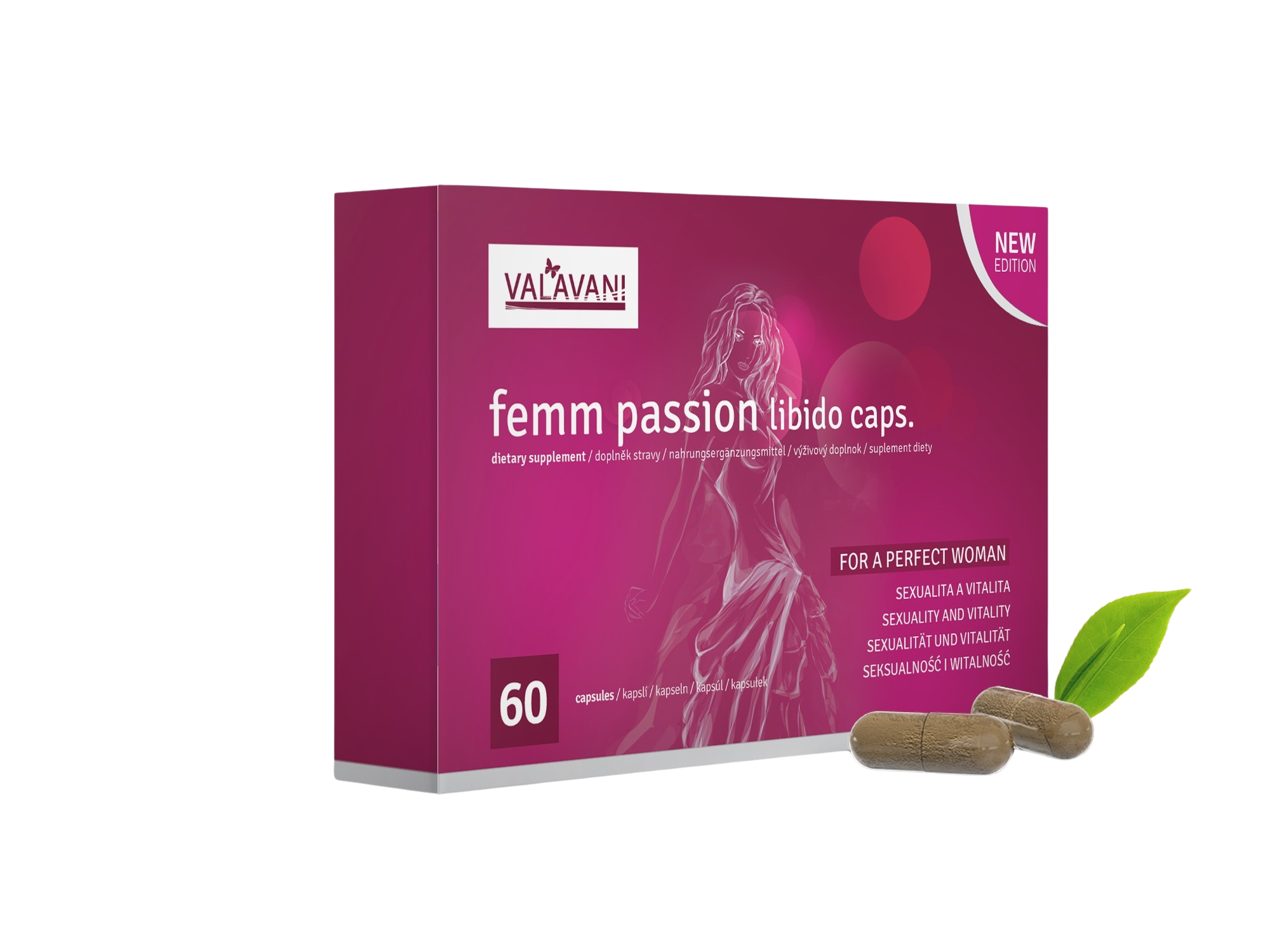 VALAVANI Femm passion libido 60 kapslí