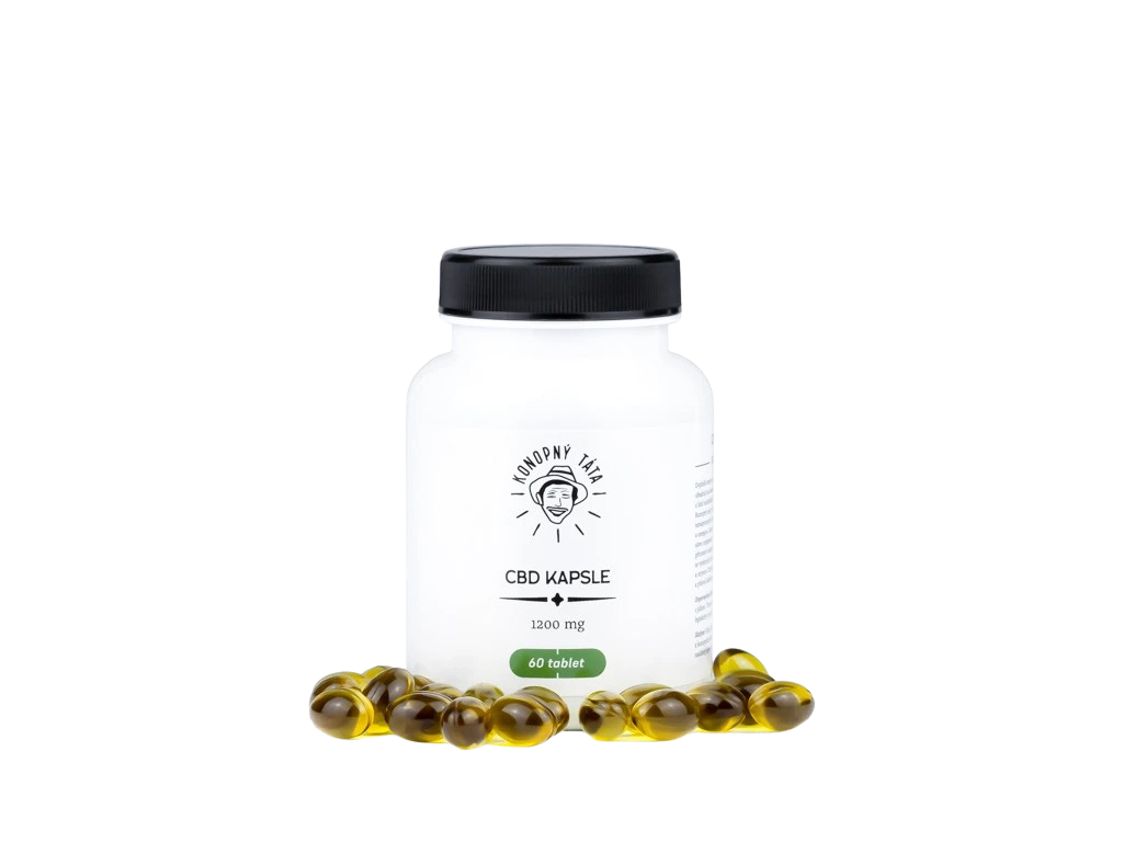 KONOPNÝ TÁTA CBD kapsle 1200mg CBD 60 tablet