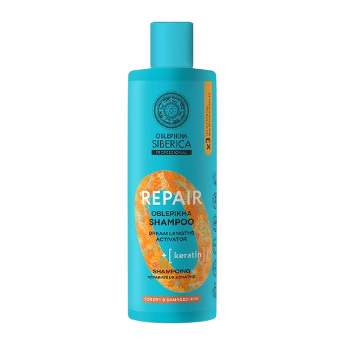 NATURA SIBERICA Oblepikha O Repair Regenerační šampon s keratinem 400 ml