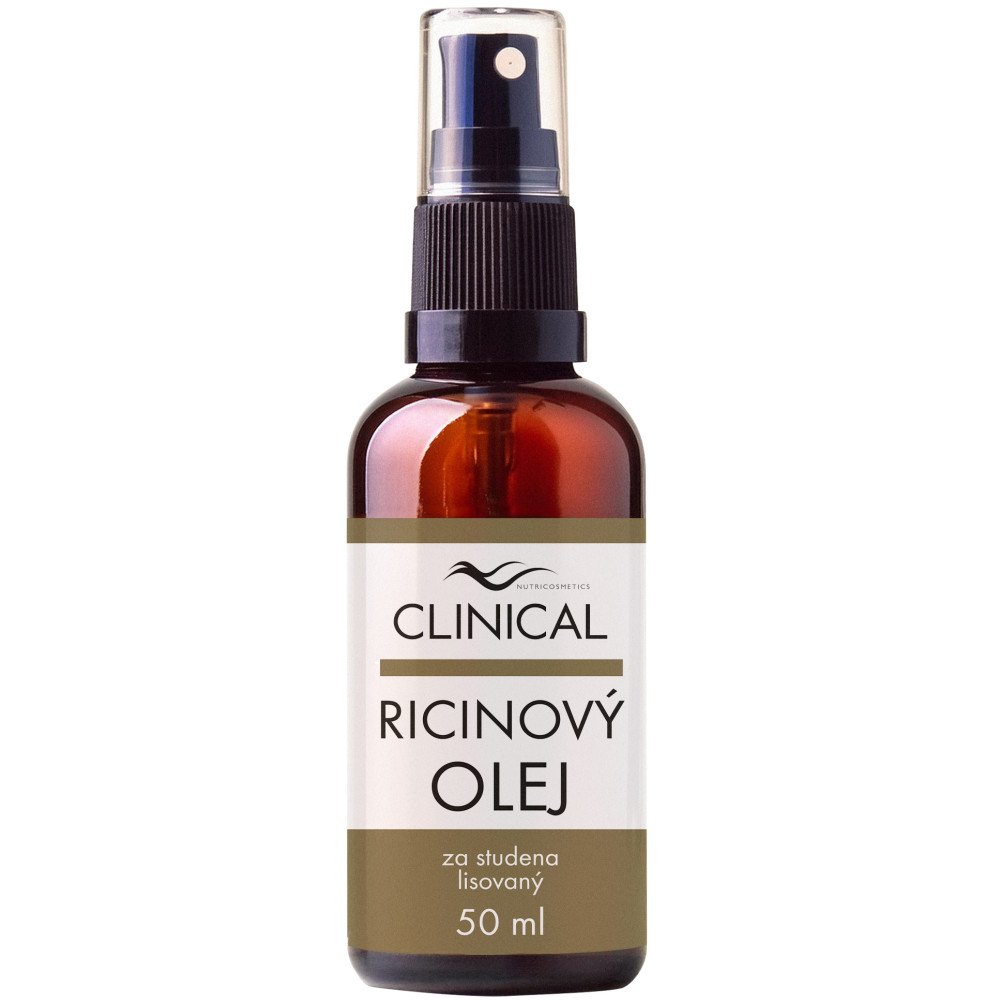 CLINICAL Ricinový olej za studena lisovaný 50 ml