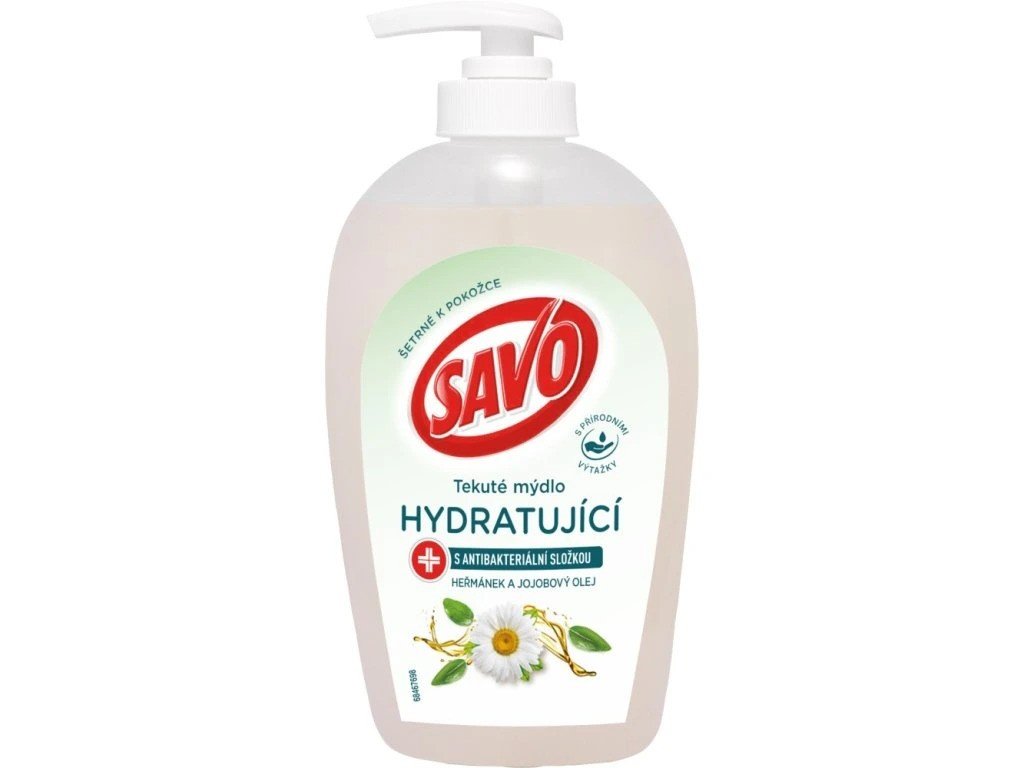 SAVO Heřmánek & Jojobový olej tekuté mýdlo s antibakteriální složkou 250 ml