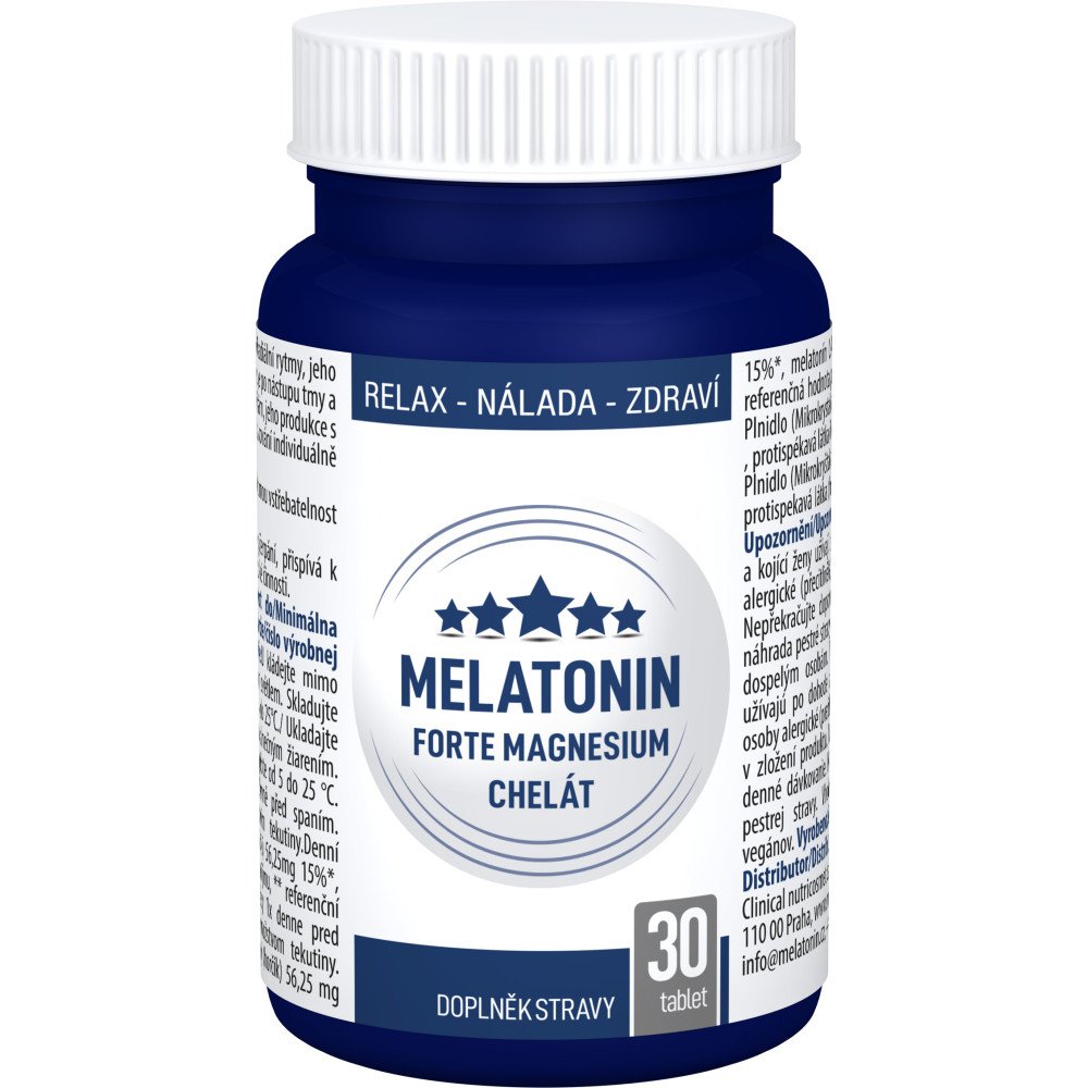 CLINICAL Melatonin Forte Magnesium chelát 30 tablet