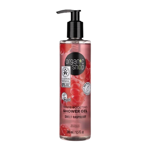 ORGANIC SHOP Povzbuzující sprchový gel - Sladká malina 280 ml