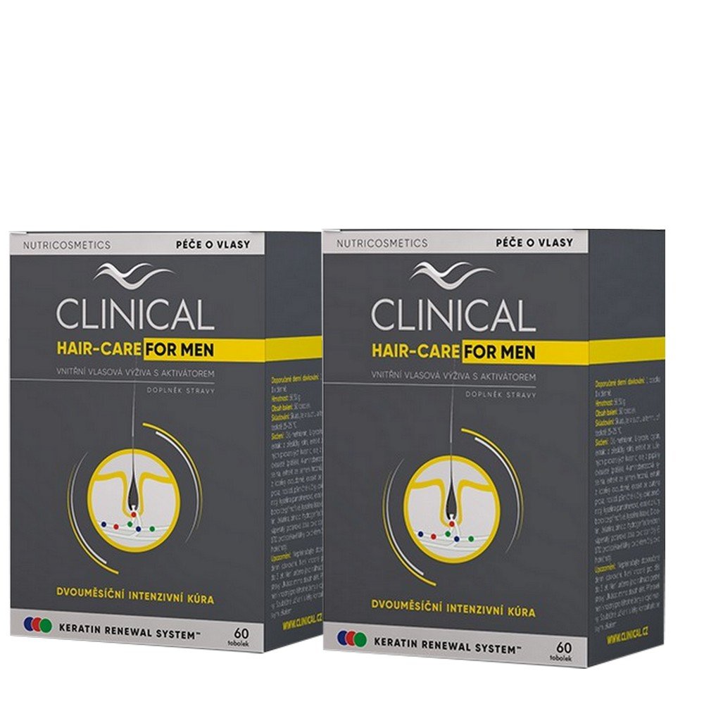 CLINICAL Hair-Care for MEN 4měs.kúra, 2 x 60 tobolek