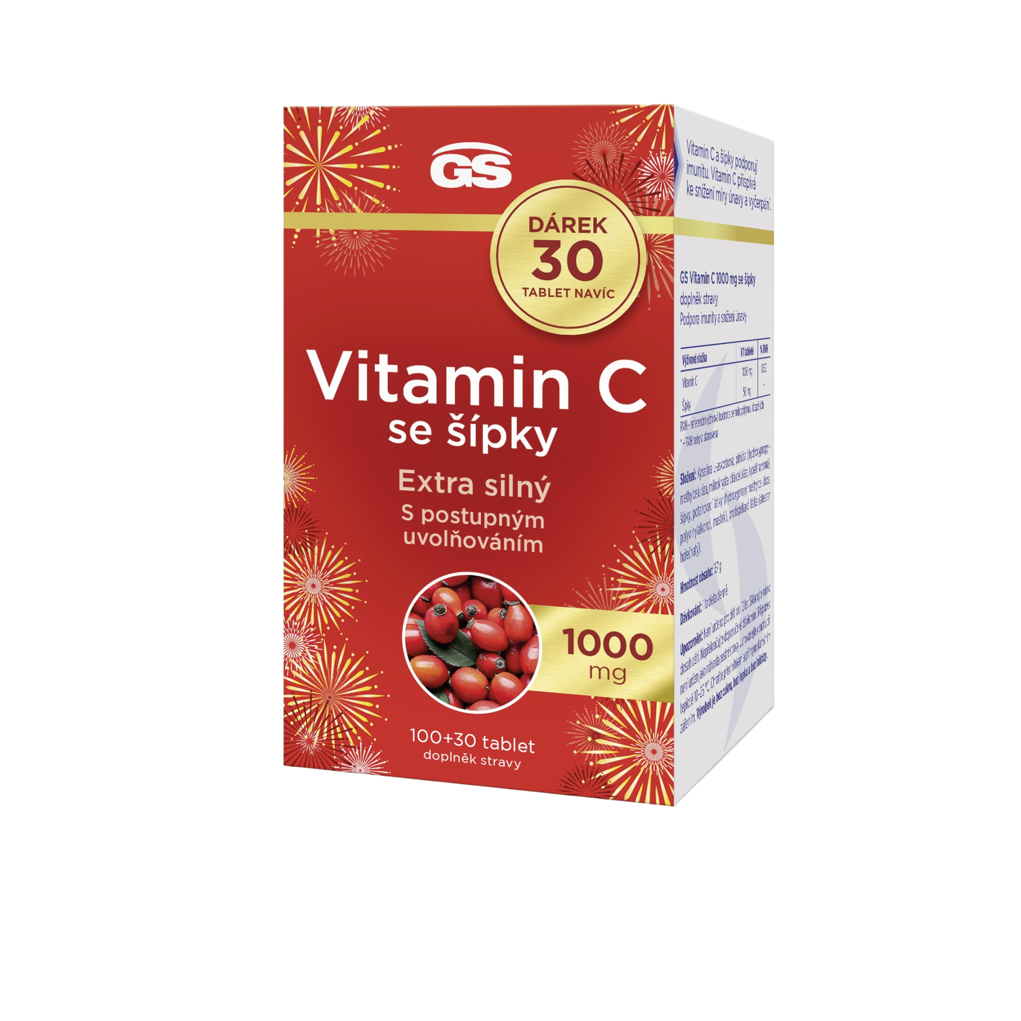 GS Vitamin C1000 se šípky 130 tablet