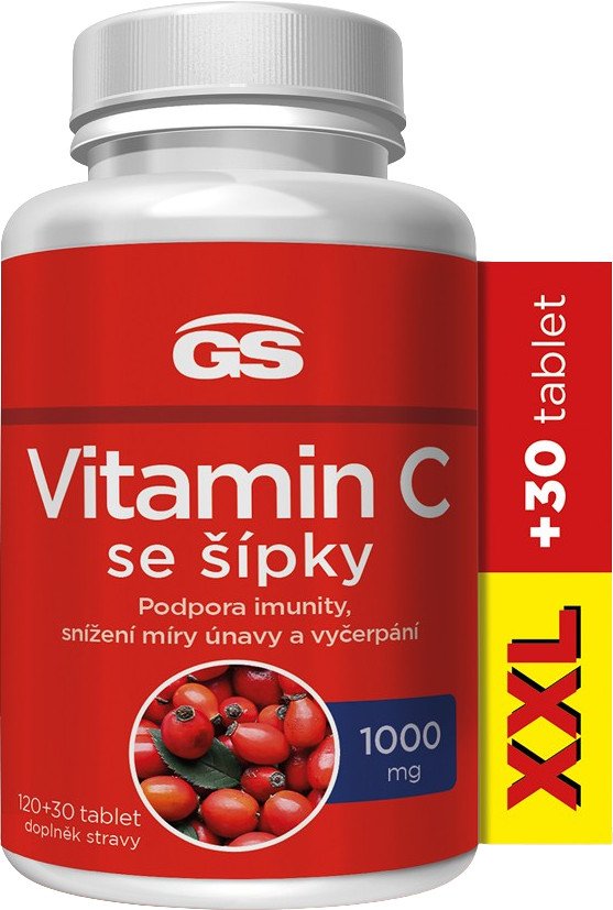 GS Vitamin C 1000 se šípky 150 tablet