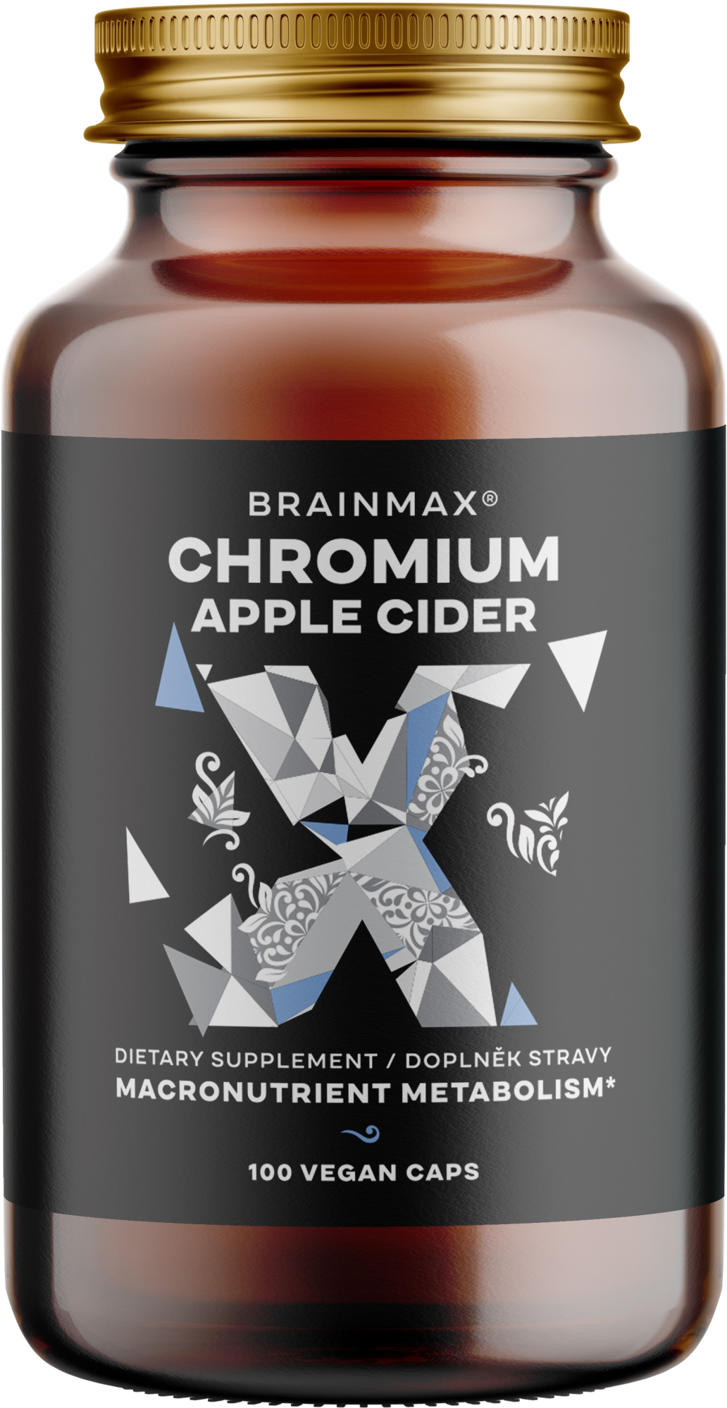 BRAINMAX Chromium & Apple Cider 100 kapslí