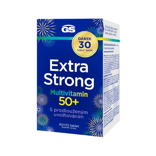GS Extra Strong Multivitamín 50+, 120 tabliet