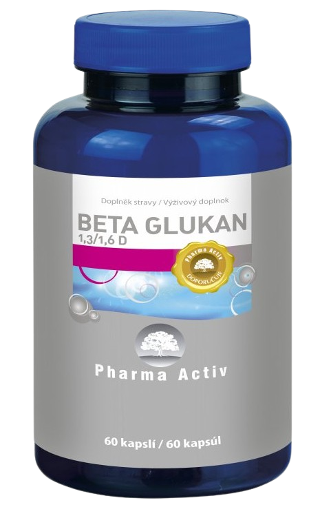 PHARMA ACTIV Beta Glukan 1,3/1,6 D 60 kapslí
