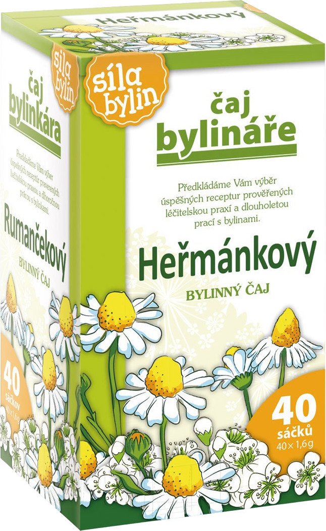 ČAJ BYLINÁŘE Harmančekový čaj 40 x 1.6 g