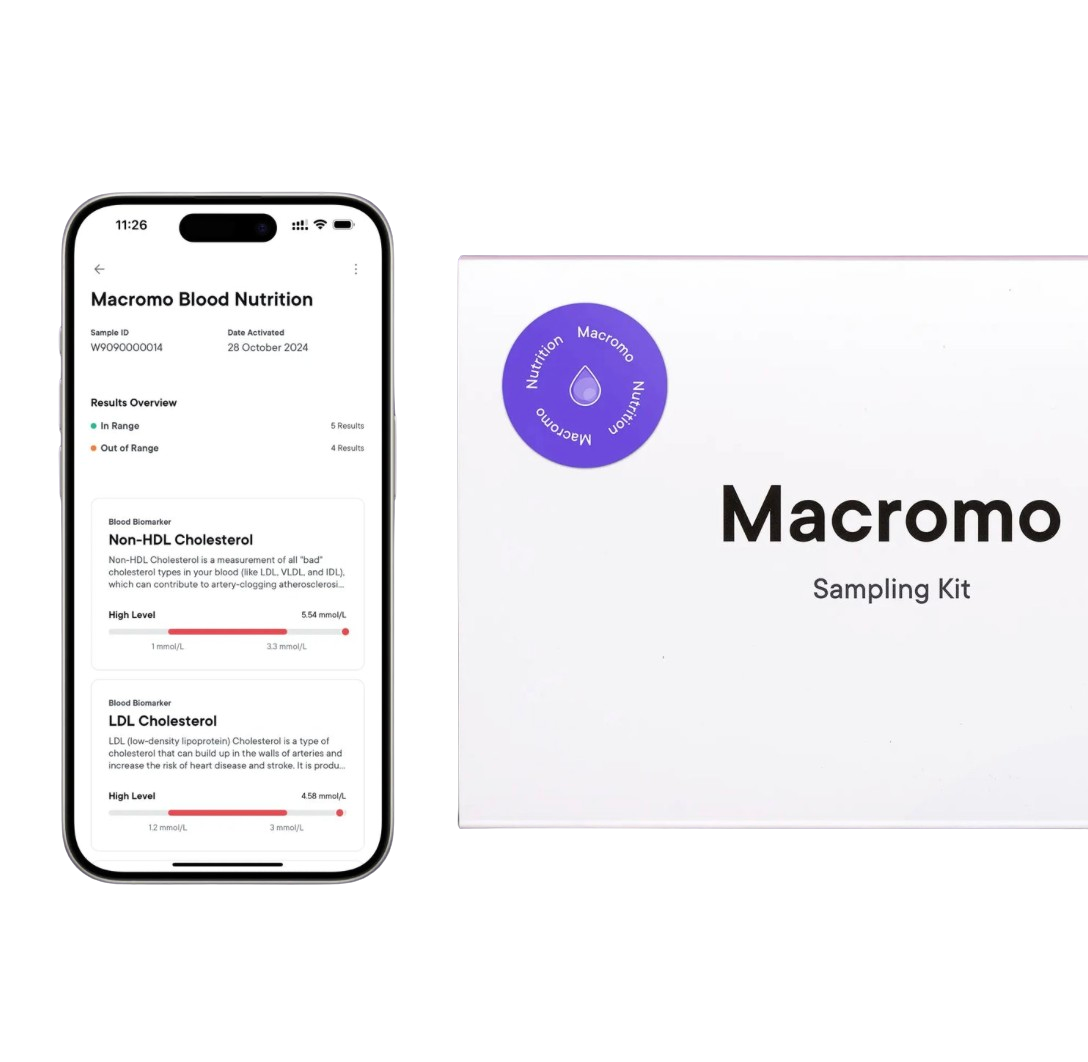 MACROMO Krevní test Zdravá výživa