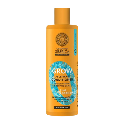 NATURA SIBERICA Oblepikha O Grow Peptidový posilující kondicionér pro růst vlasů 400 ml