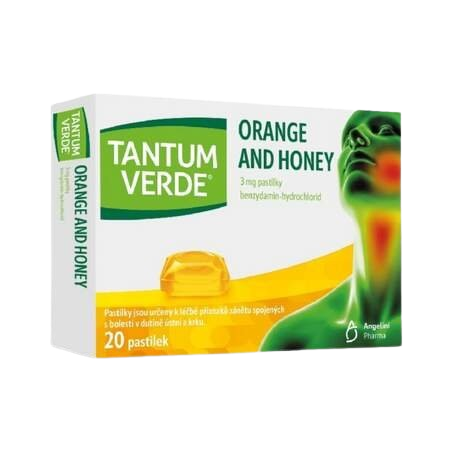 TANTUM VERDE Orange & honey 3 mg 20 pastiliek kúpite na Pilulka.sk