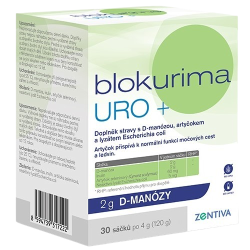 BLOKURIMA URO+ 2g D-manózy sáčky 30 x 4 g