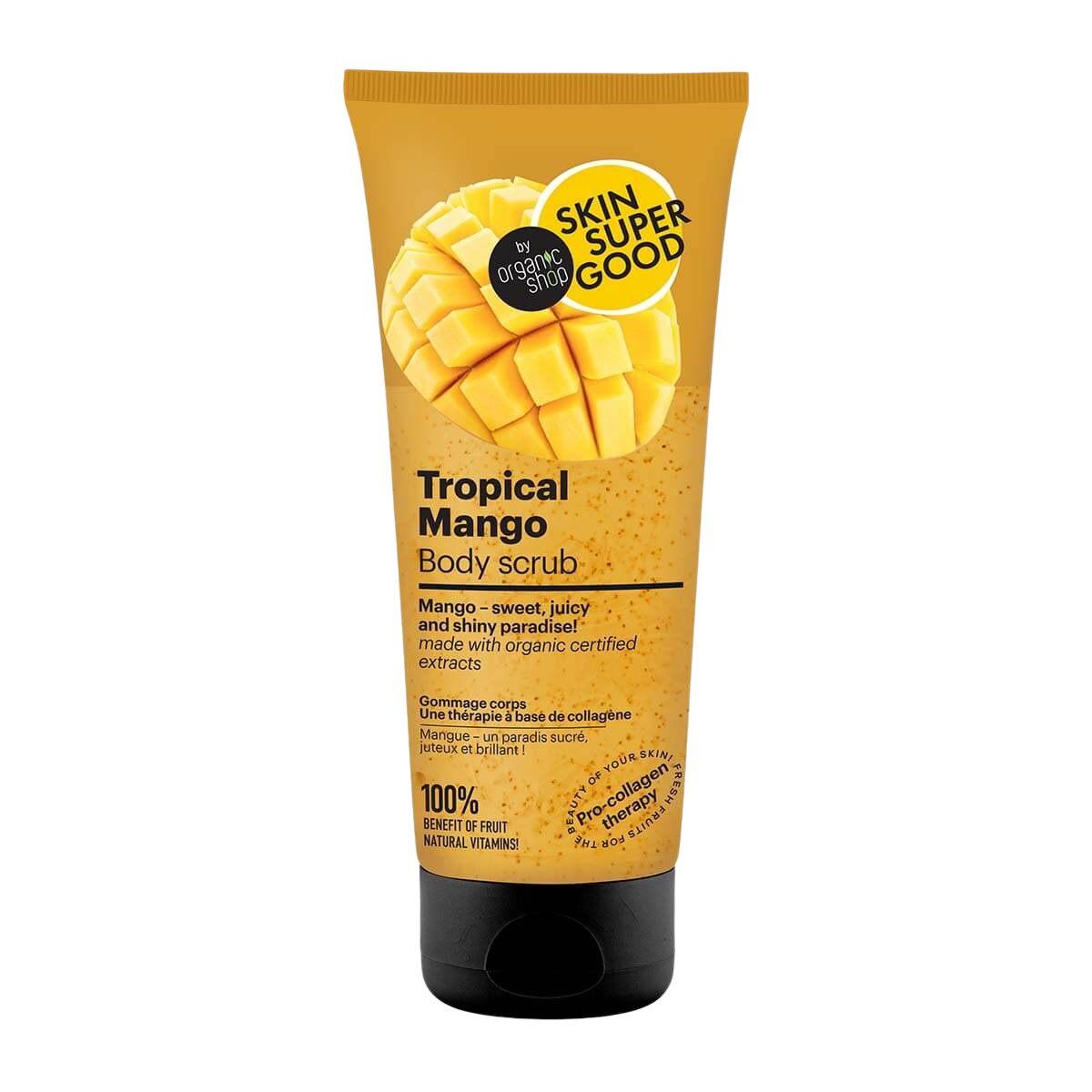SKIN SUPER GOOD Tělový peeling - Tropické mango 200 ml
