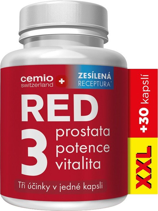 CEMIO RED3, XXL 120 kapslí