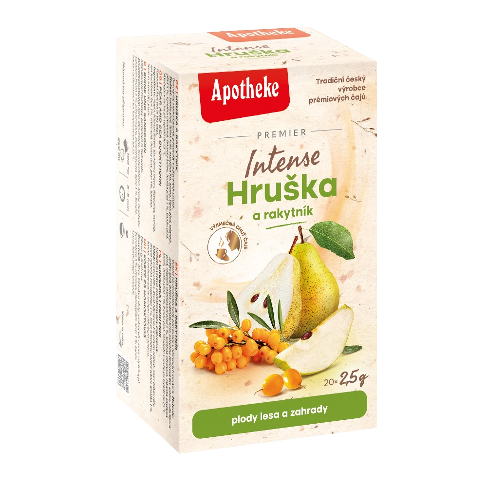 APOTHEKE Čaj hruška a rakytník Intense 20 x 2.5 g
