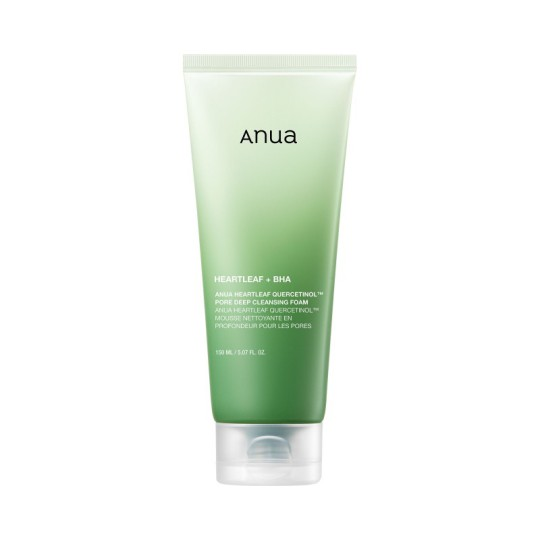 ANUA Heartleaf Quercetinol Pore Deep Cleansing Foam - Hloubkově čisticí pěna na obličej 150 ml