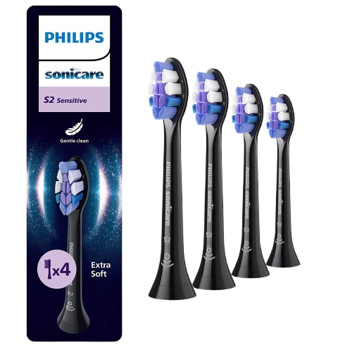 PHILIPS SONICARE Sensitive standard black 4 ks