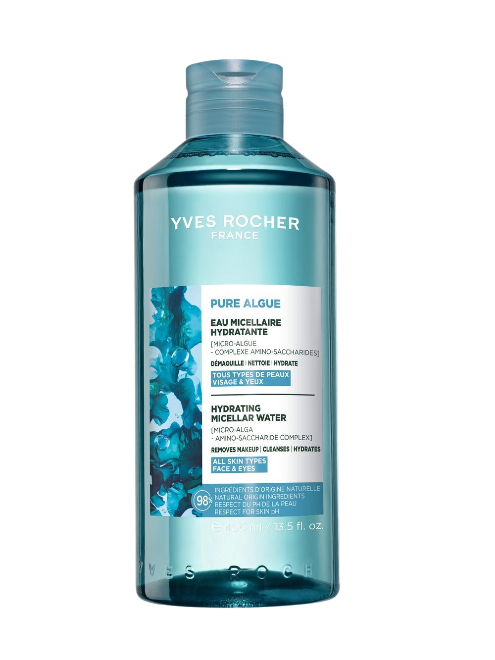 YVES ROCHER Pure Algue, Hydratační micelární voda 400 ml