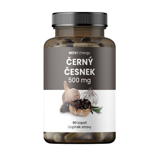 MOVIT ENERGY Černý Česnek 500 mg 90 kapslí