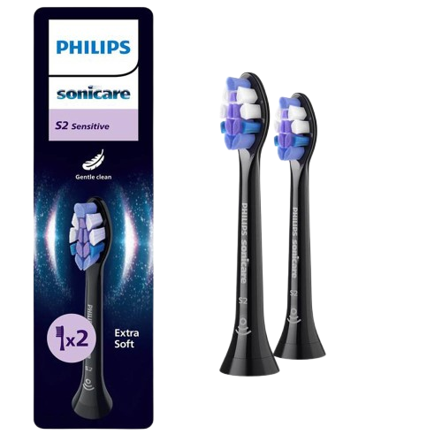 PHILIPS SONICARE Sensitive standard black 2 ks