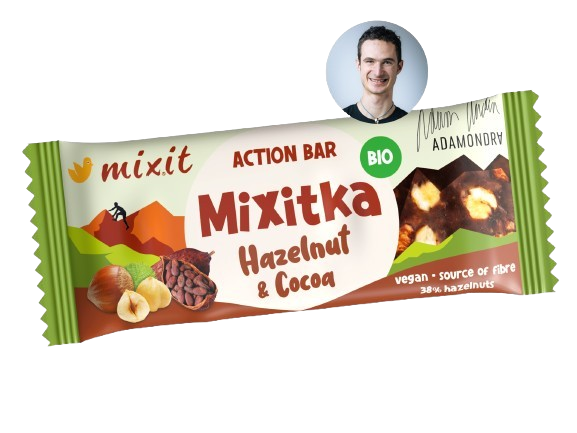 MIXIT Action BIO Mixitka Adama Ondry - Lískový oříšek a kakao 34 g