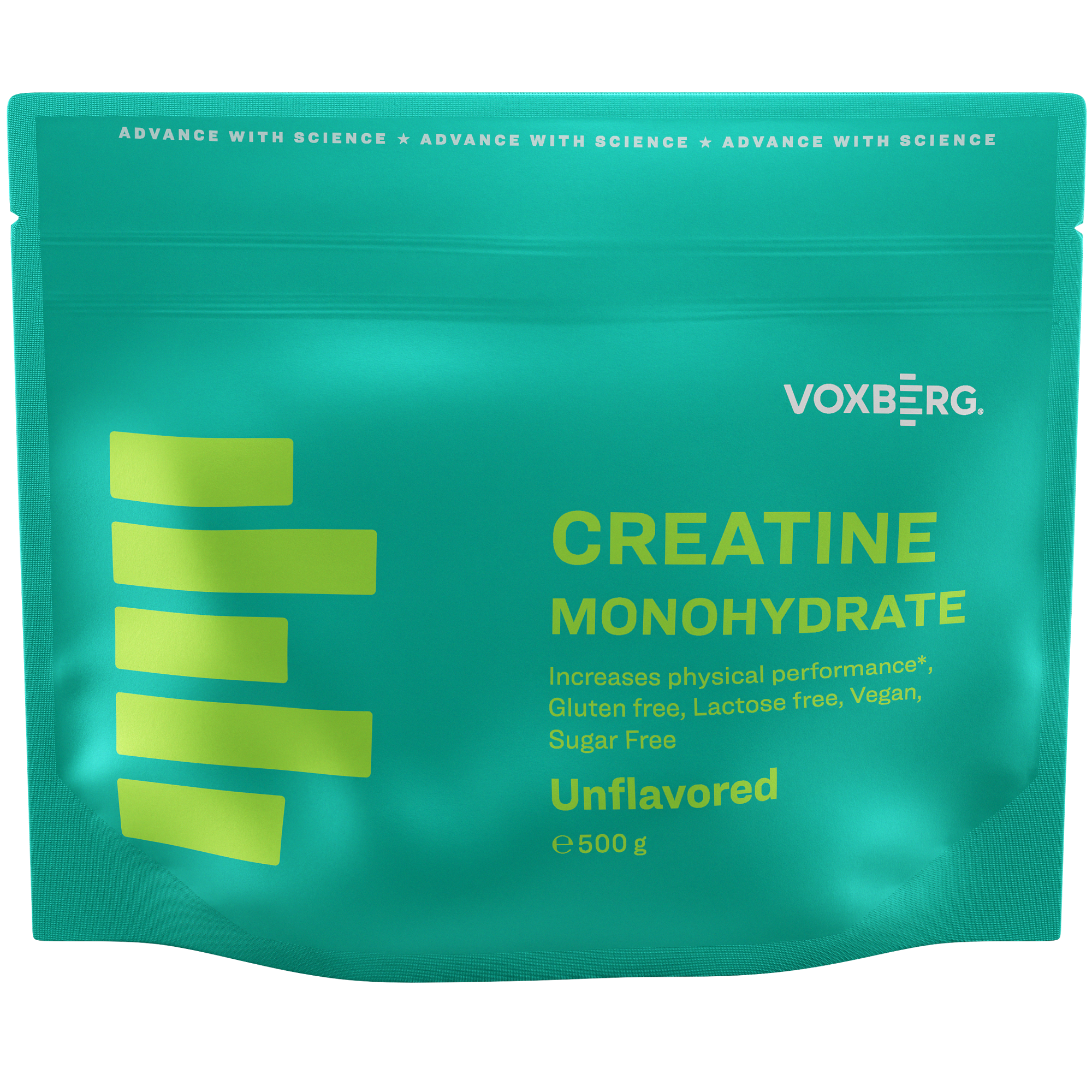 VOXBERG Kreatin Monohydrát bez příchutě 500 g