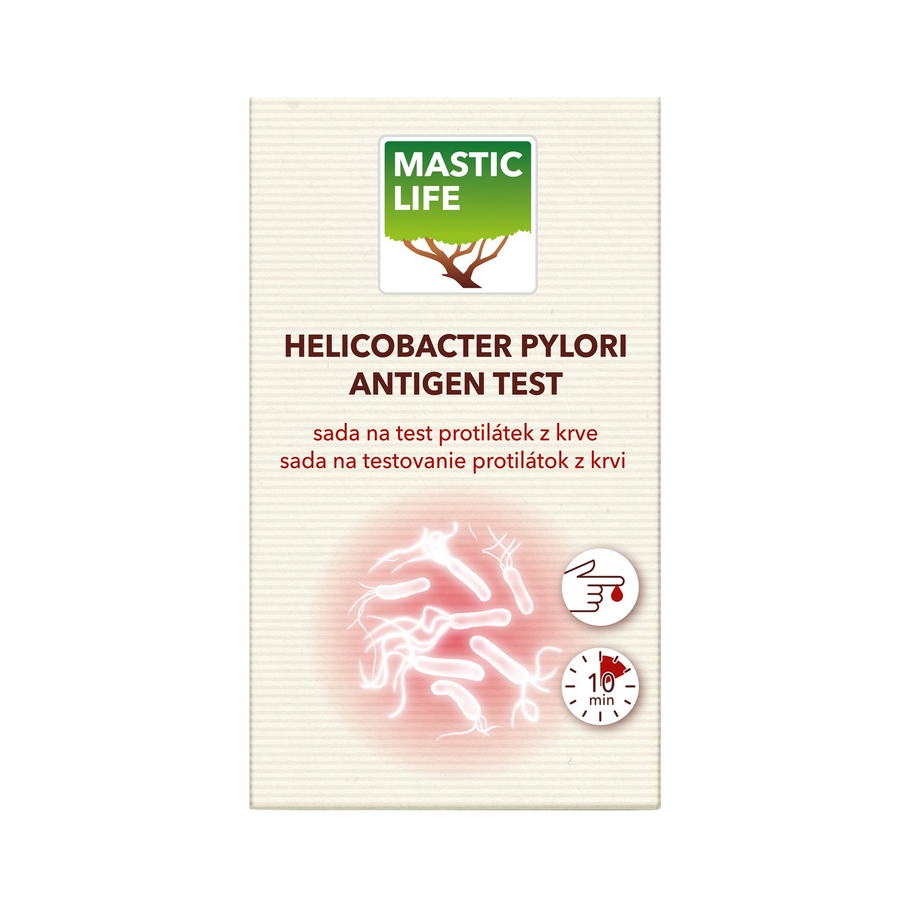 MASTICLIFE Helicobacter pylori test z krve