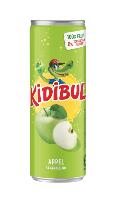 KIDIBUL Dětský šumivý nápoj - 100% Jablko 250 ml