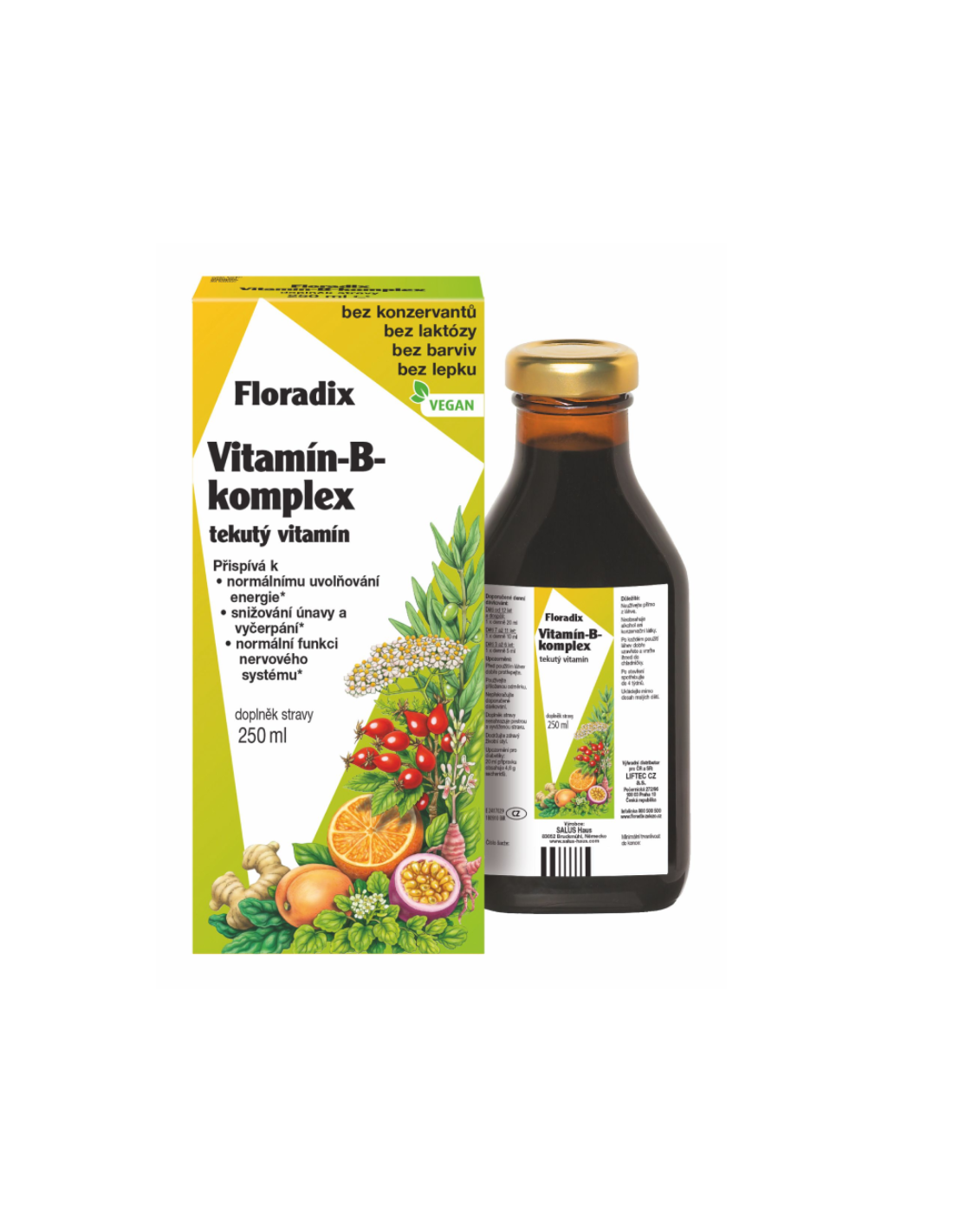 SALUS Floradix Vitamin-B-komplex 250 ml