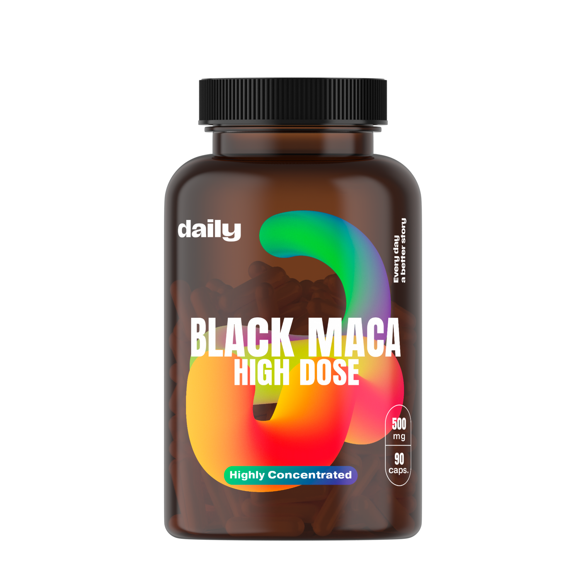 Daily Black Maca High Dose 90 kapslí