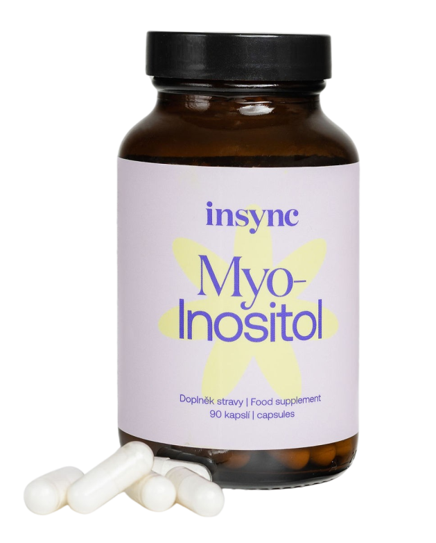 Insync Myo-Inositol + Kyselina Listová 90 Kapsúl