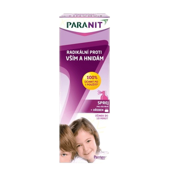 PARANIT Paranit Radikální sprej 100ml+hřeben 100 ml