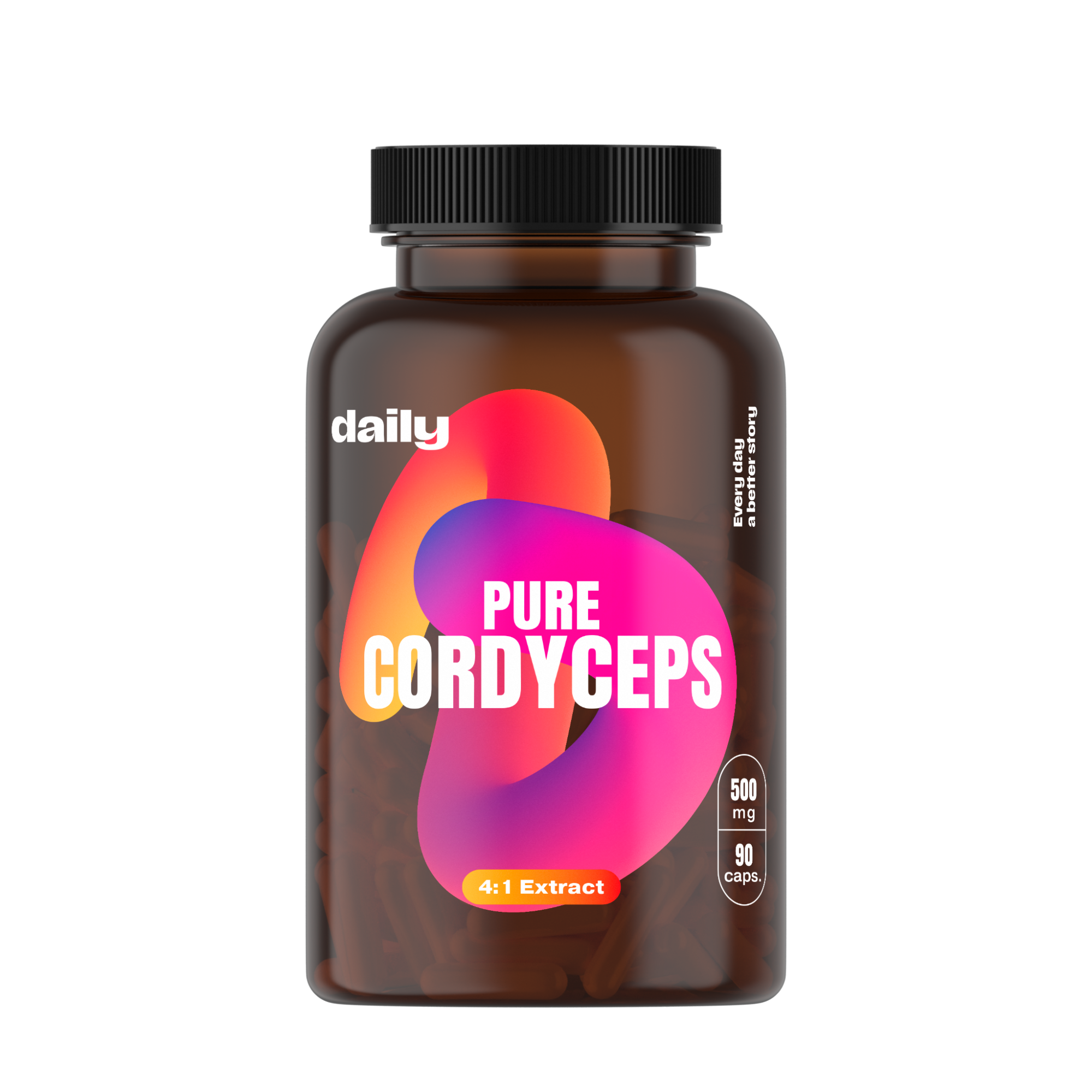 DAILY Pure Cordyceps 90 kapslí