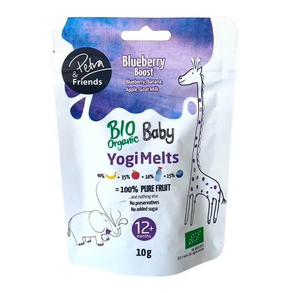 PETRA & FRIENDS BIO Ovocné smoothie kousky sušené mrazem s borůvkami a kozím mlékem 10 g