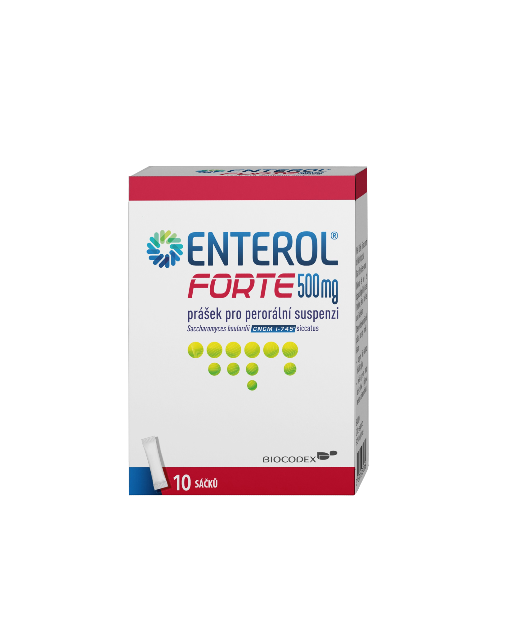ENTEROL Forte 500mg perorální prášek pro přípravu suspenze 10 sáčků