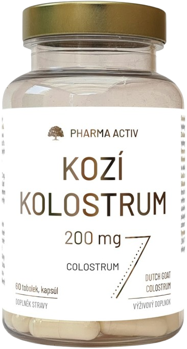 PHARMA ACTIV Kozí kolostrum 200mg 60 tobolek